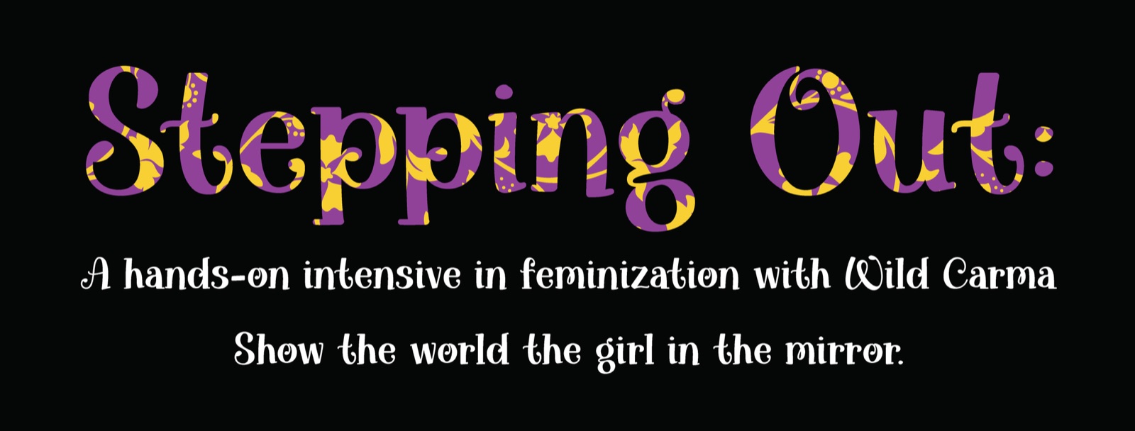 Stepping Out banner
